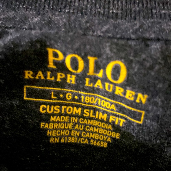 Polo Ralph Lauren custom slim fit short sleeve shirt Large - Picture 2 of 4